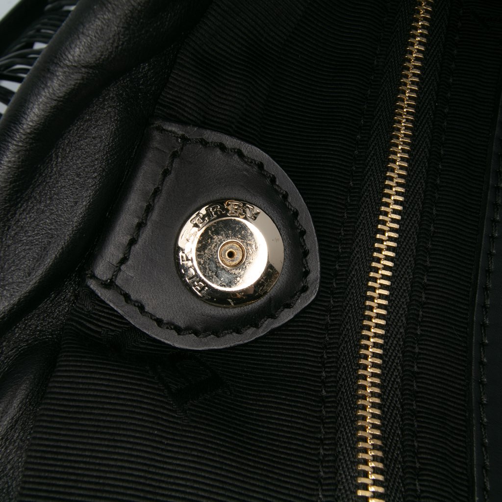 Burberry Calf Hair and Leather Grommet Fringe Big Crush Tote - 5