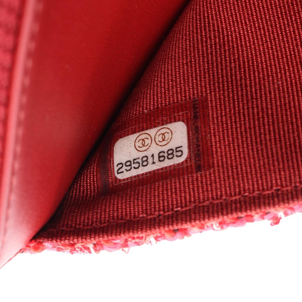 Chanel Reissue 2.55 Quilted Tweed Wallet On Chain - 4