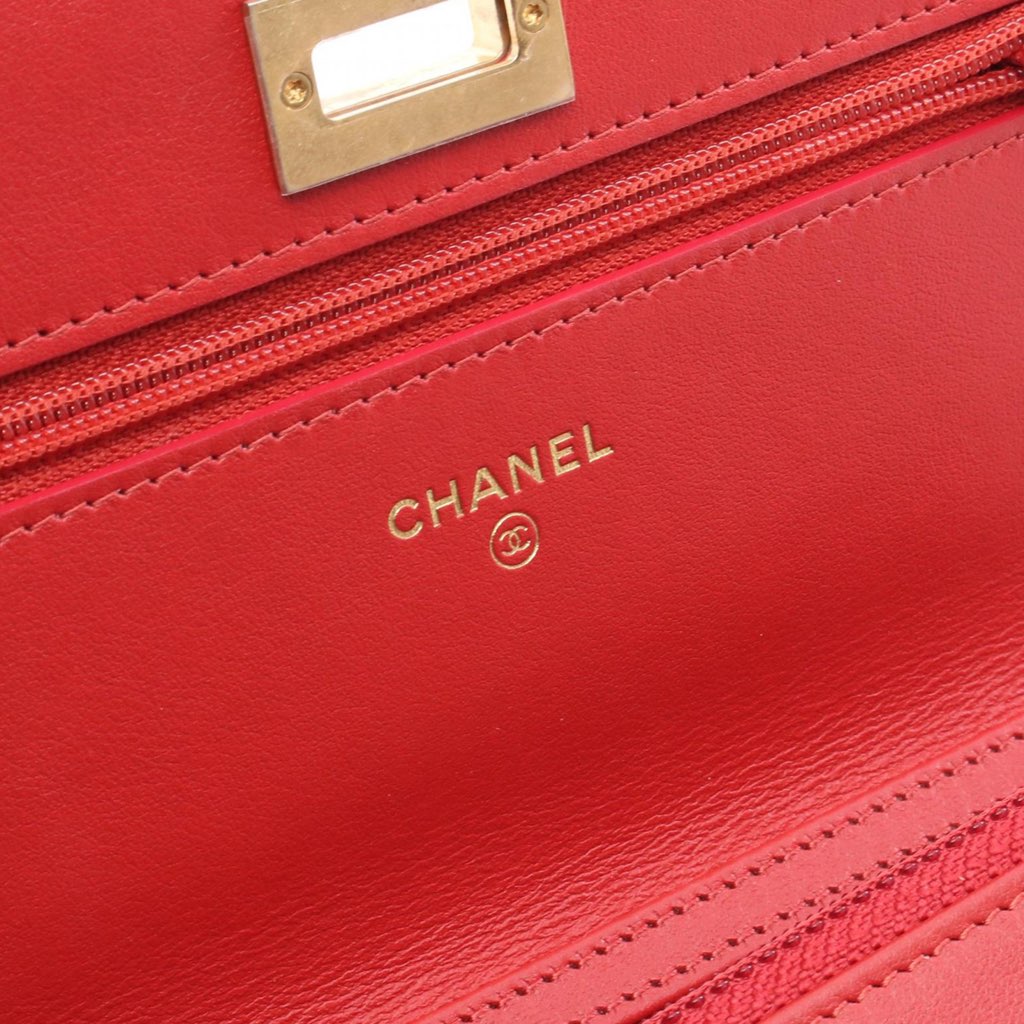 Chanel Reissue 2.55 Quilted Tweed Wallet On Chain - 5