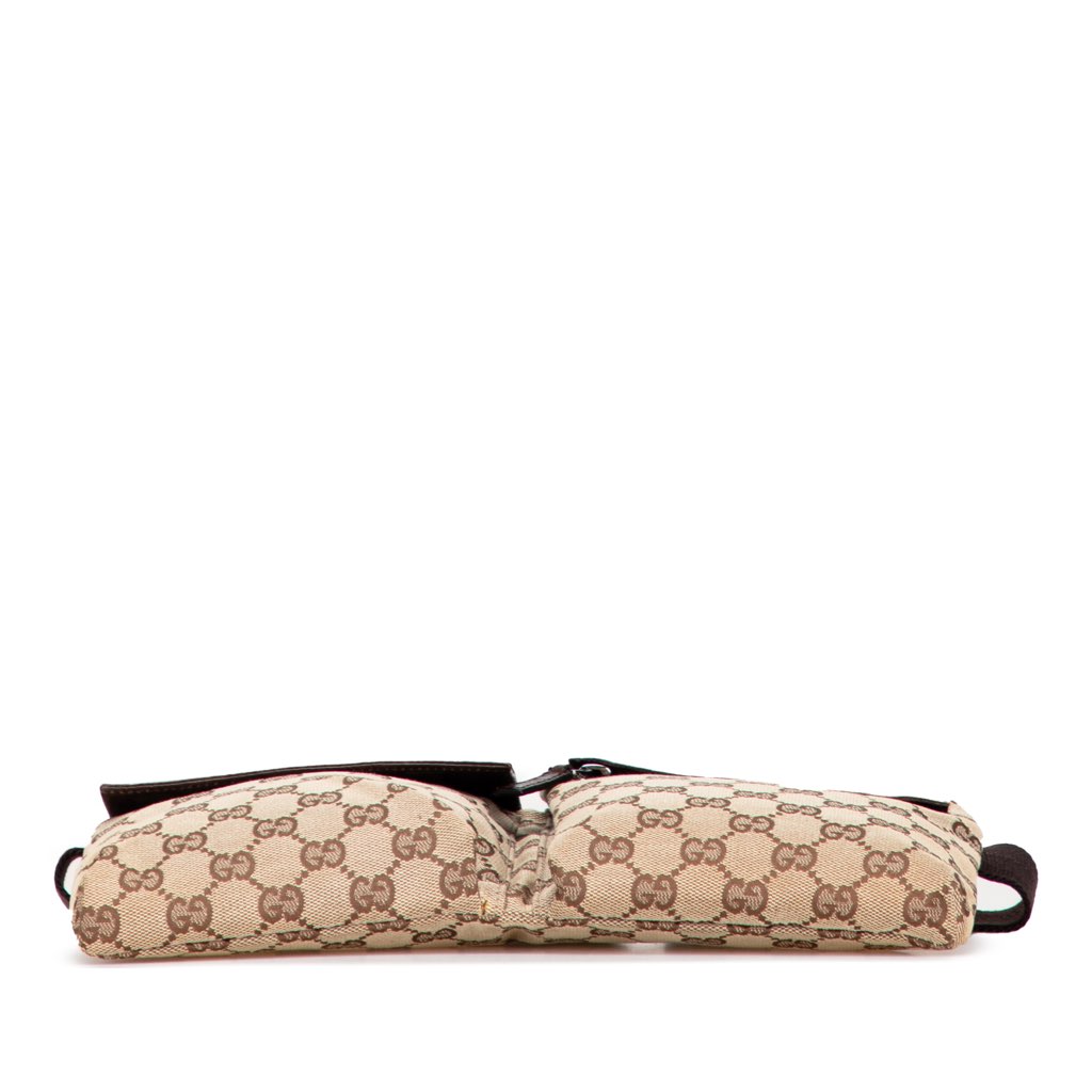 Gucci GG Canvas Double Pocket Belt Bag - 3