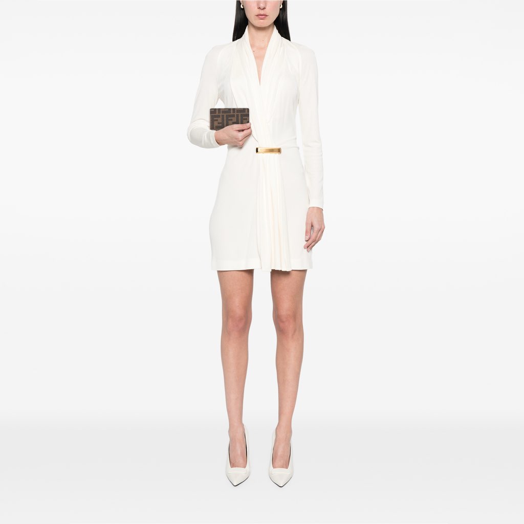 Fendi Zucca Coated Canvas and Leather Card Holder - Image 13