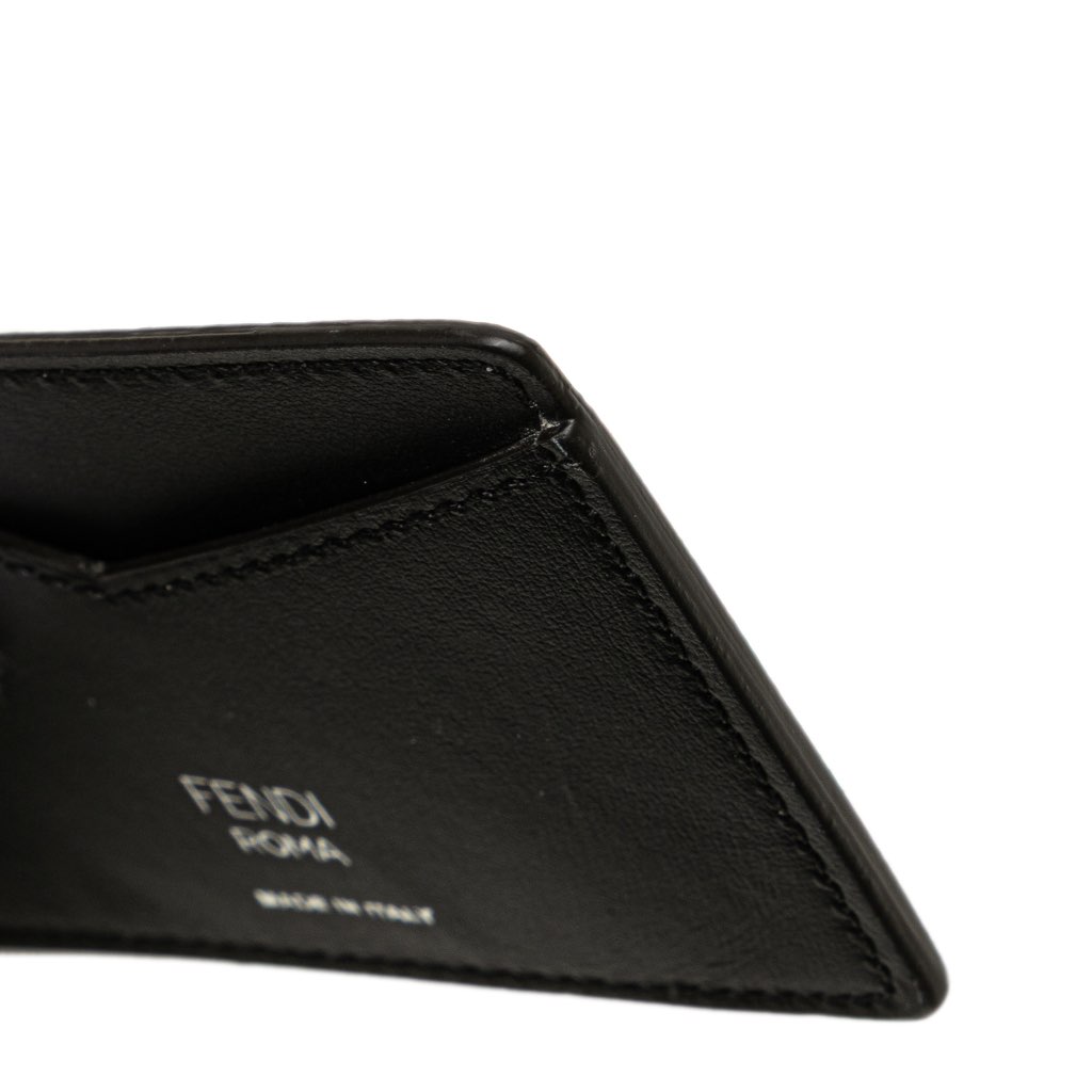 Fendi Zucca Coated Canvas and Leather Card Holder - Image 11