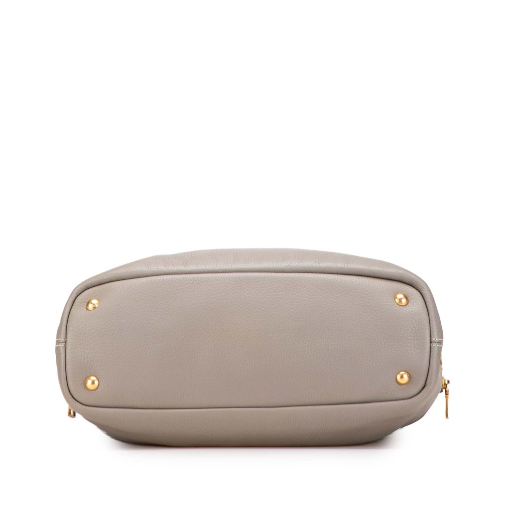 Prada Vitello Daino Side Zip Shopper Tote - Image 6