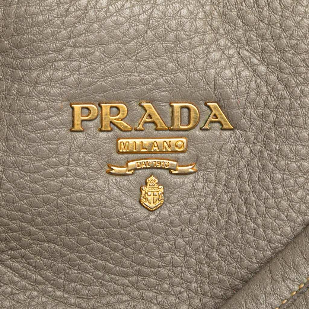 Prada Vitello Daino Side Zip Shopper Tote - Image 12