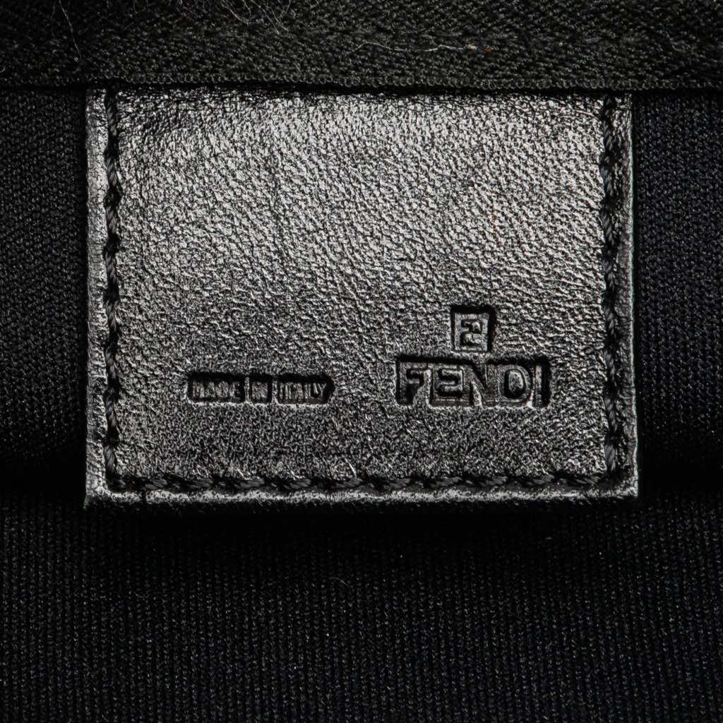 Fendi Zucchino Canvas Pouch - Side view