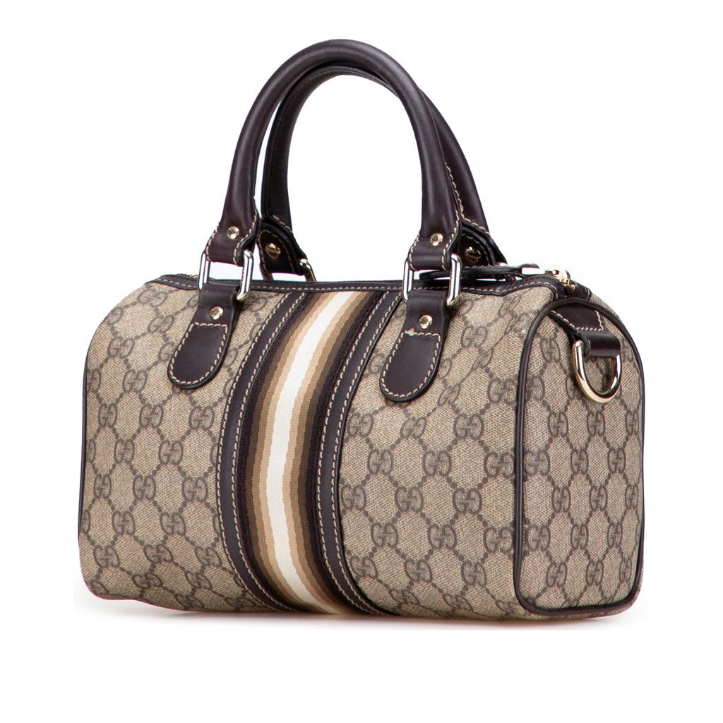 Gucci Mini GG Supreme Joy Web Boston Bag - 2