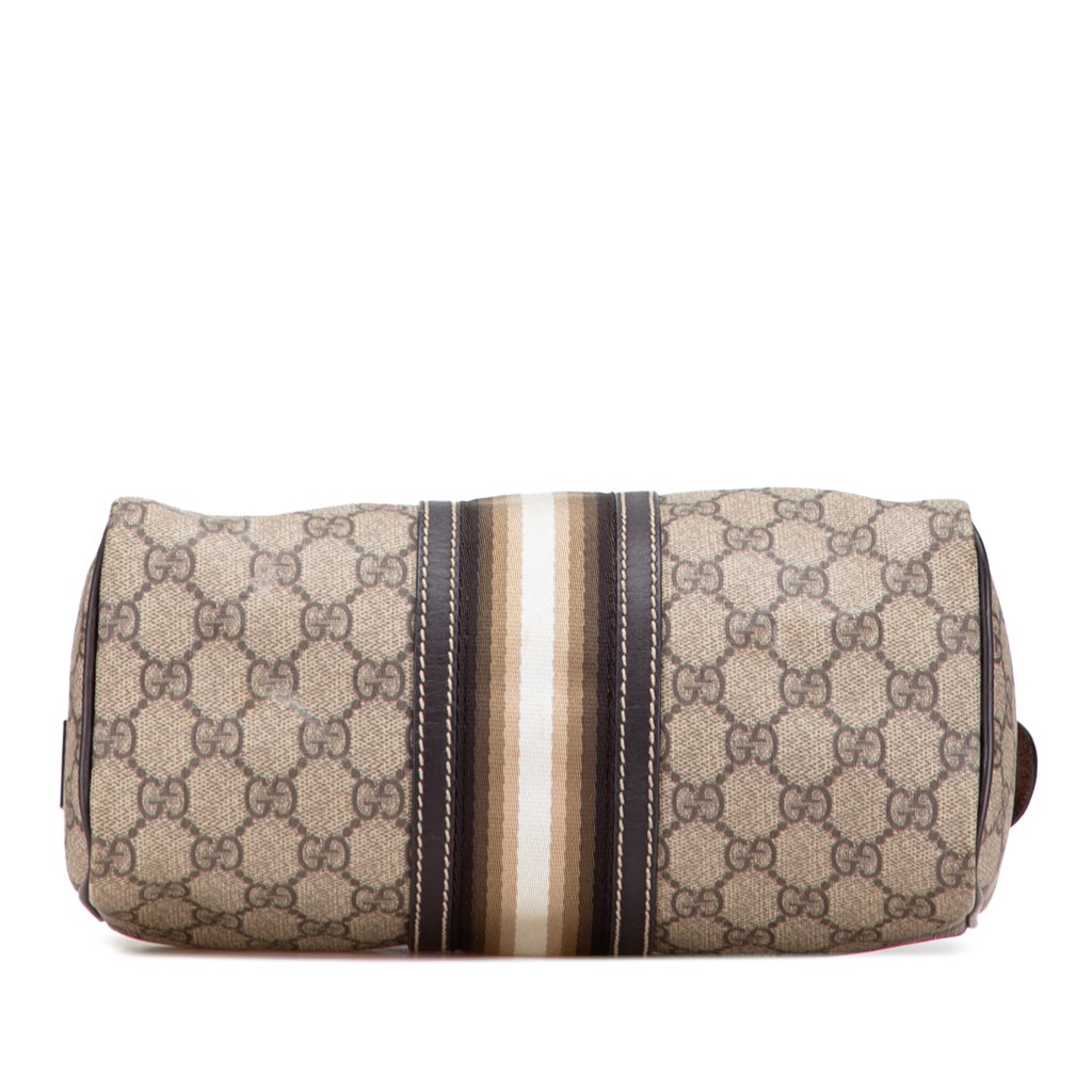 Gucci Mini GG Supreme Joy Web Boston Bag - 3