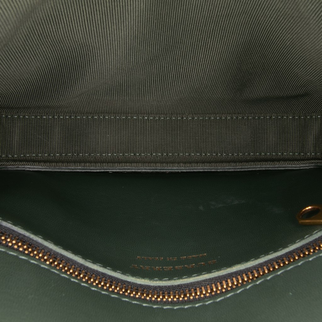 Burberry 1983 Knight Check Canvas and Smooth Calfskin Grommet Chain Crossbody - 4