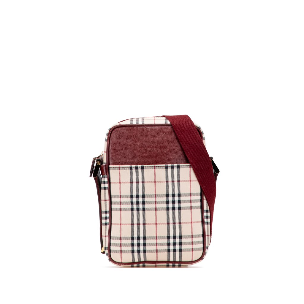 Burberry House Check Canvas Crossbody