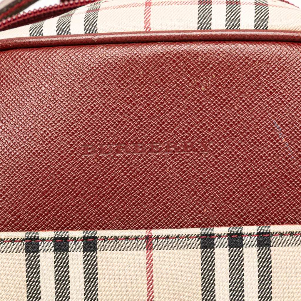 Burberry House Check Canvas Crossbody - Side view