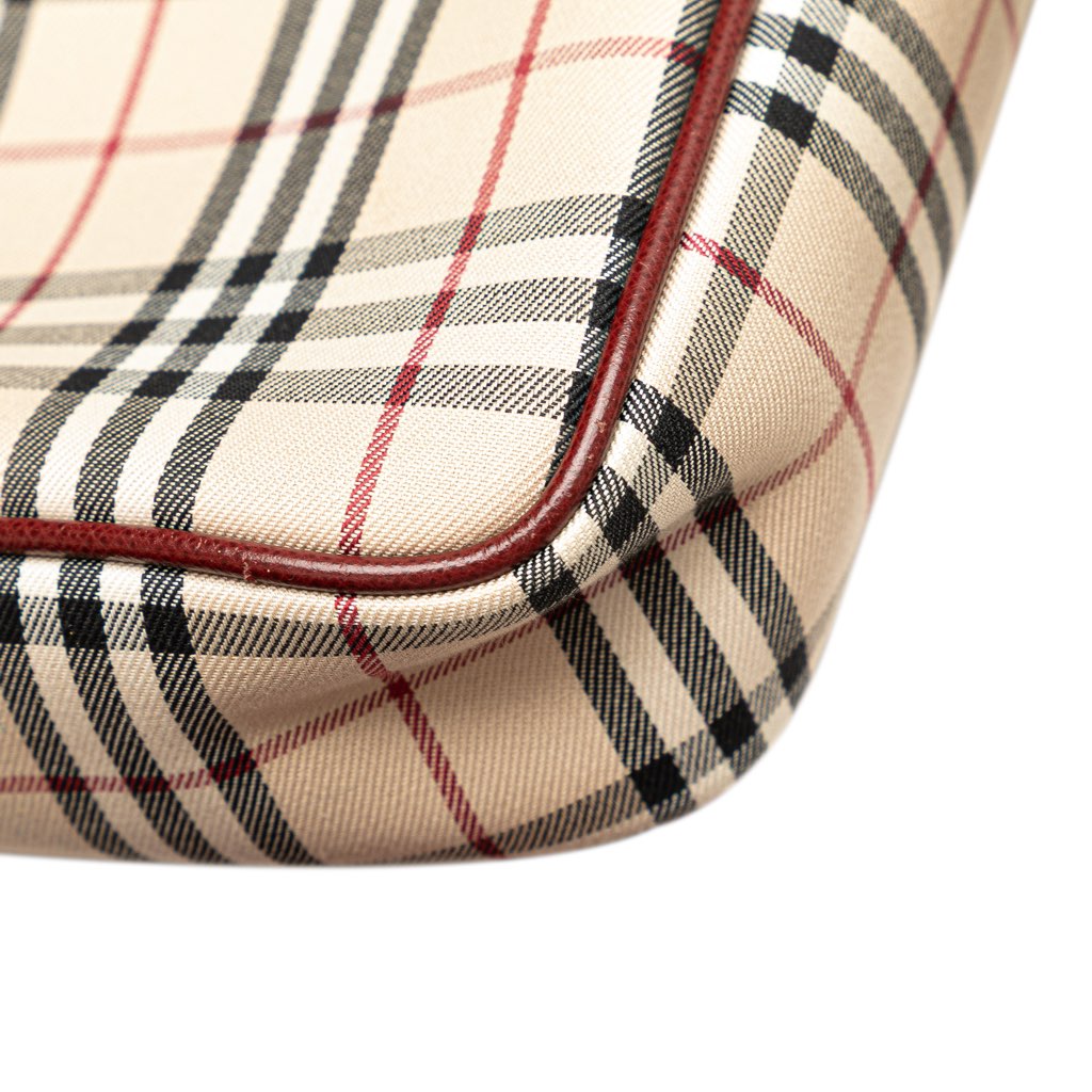 Burberry House Check Canvas Crossbody - Image 10