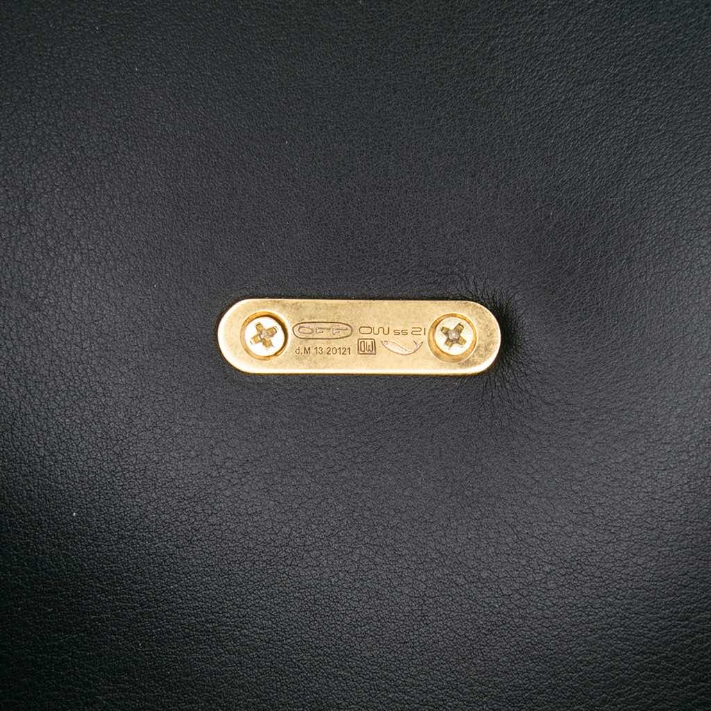 Off-white Leather Nail Clutch - Detail 1