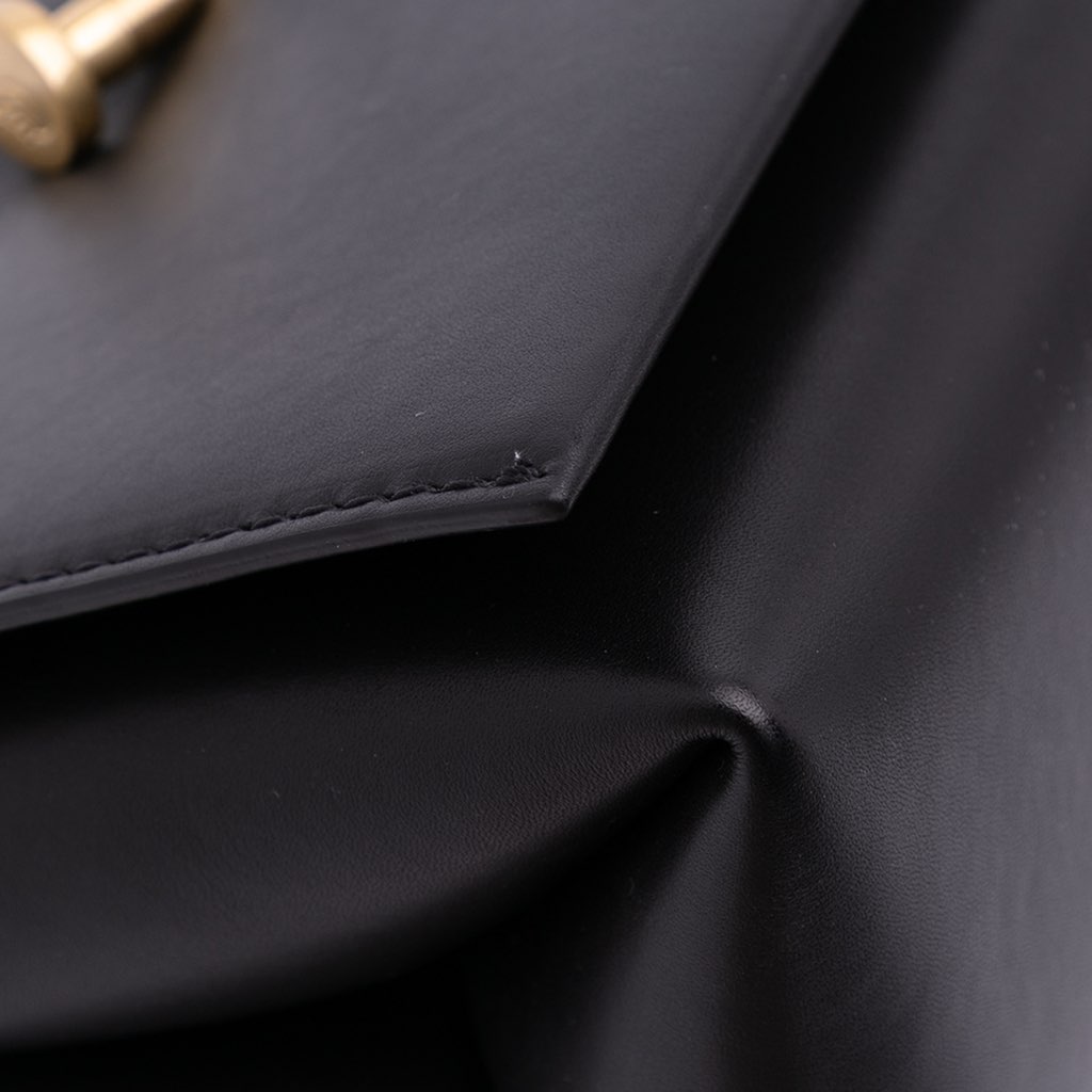 Off-white Leather Nail Clutch - Detail 2