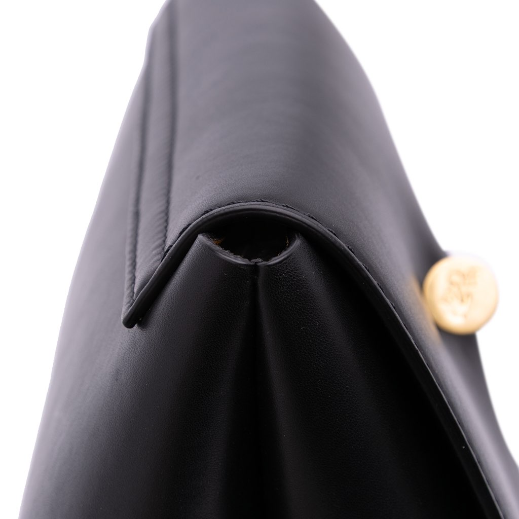 Off-white Leather Nail Clutch - Image 11