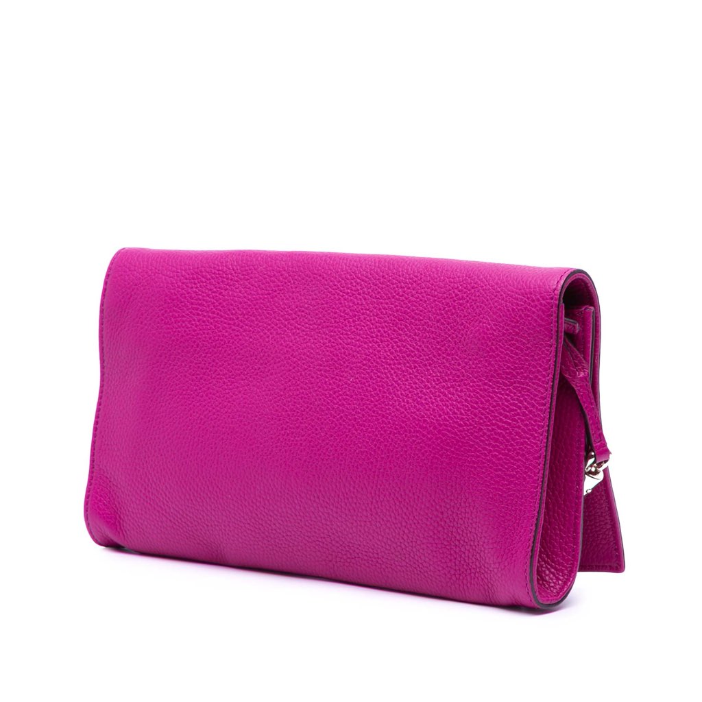Gucci Leather Soho Disco Clutch - 2