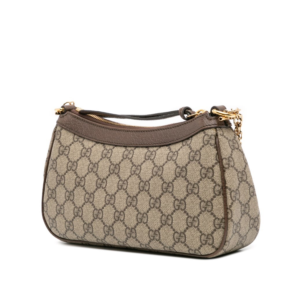 Gucci Small GG Supreme Ophidia Web Satchel - 2