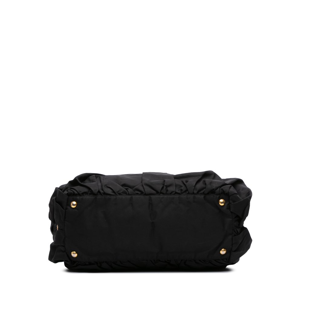 Prada Tessuto Origami Pleated Tote - 3