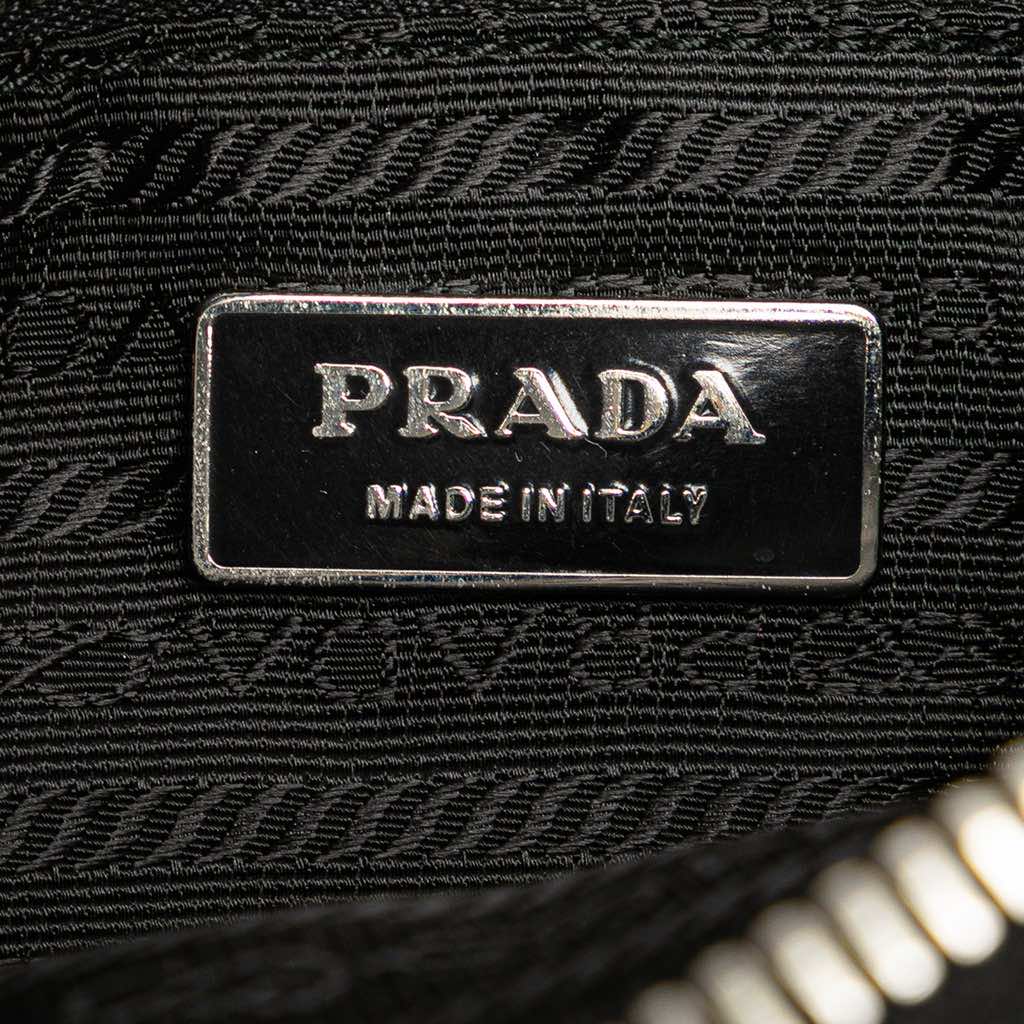 Prada Leather Trimmed Tessuto Hobo - 5
