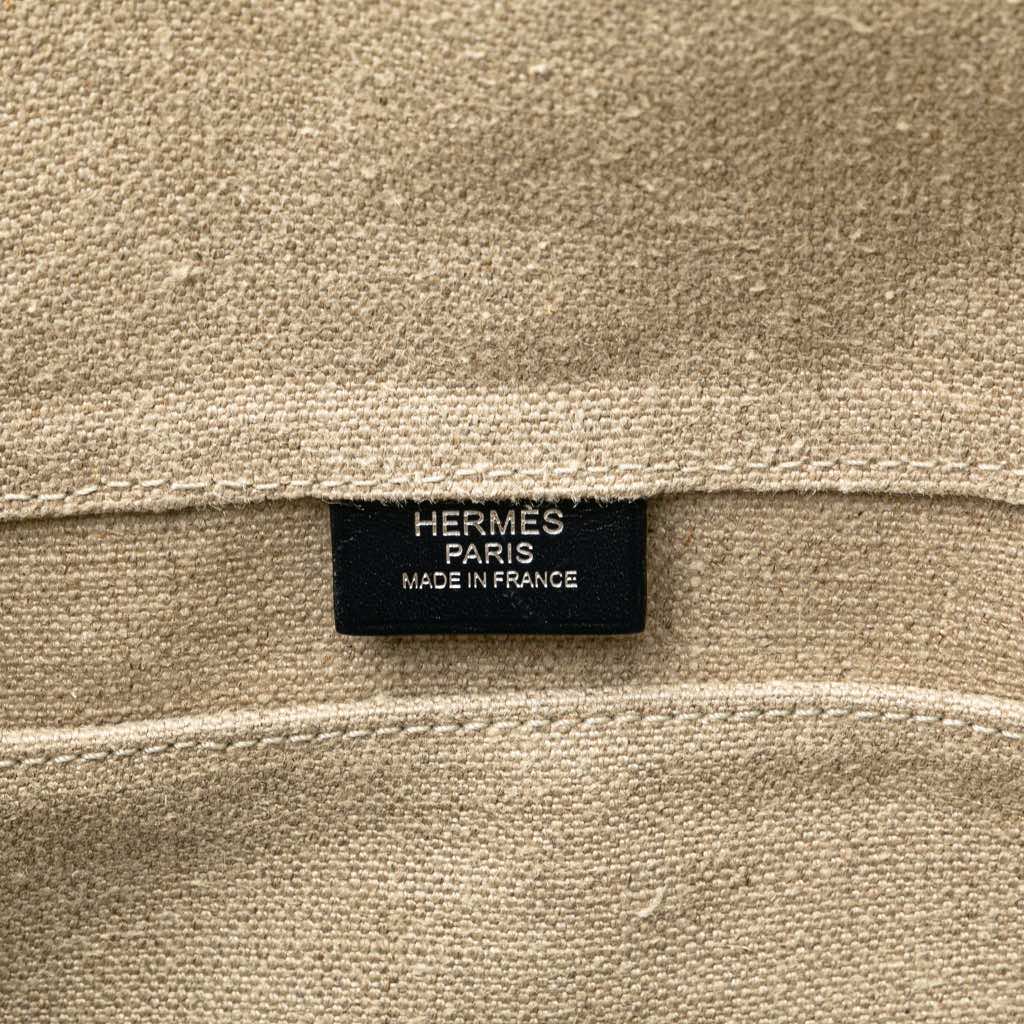 Hermès Toile Etriviere Shoulder Bag - 5