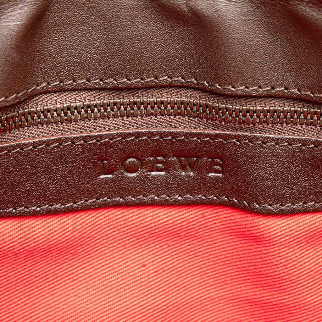 Loewe Anagram Canvas and Leather Shoulder Bag - 5