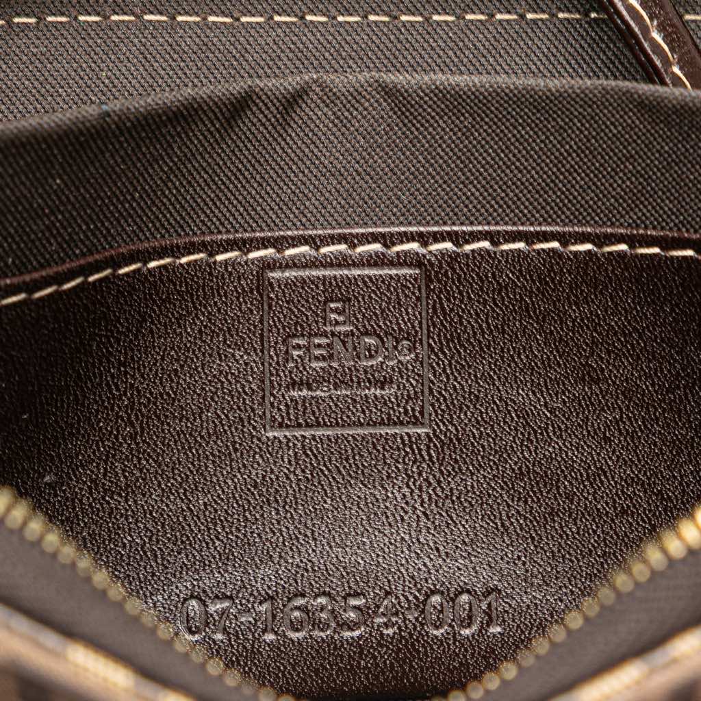 Fendi Zucchino Crystal Wallet on Strap - 5
