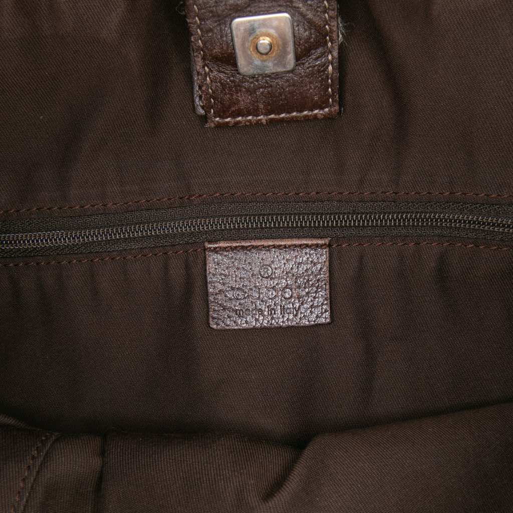 Gucci GG Canvas Abbey D Ring Convertible Satchel - 5