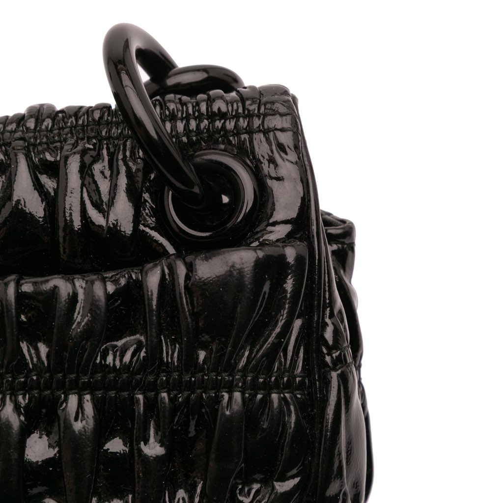 Prada Vernice Gaufre Resin Chain Shoulder Bag - Image 13