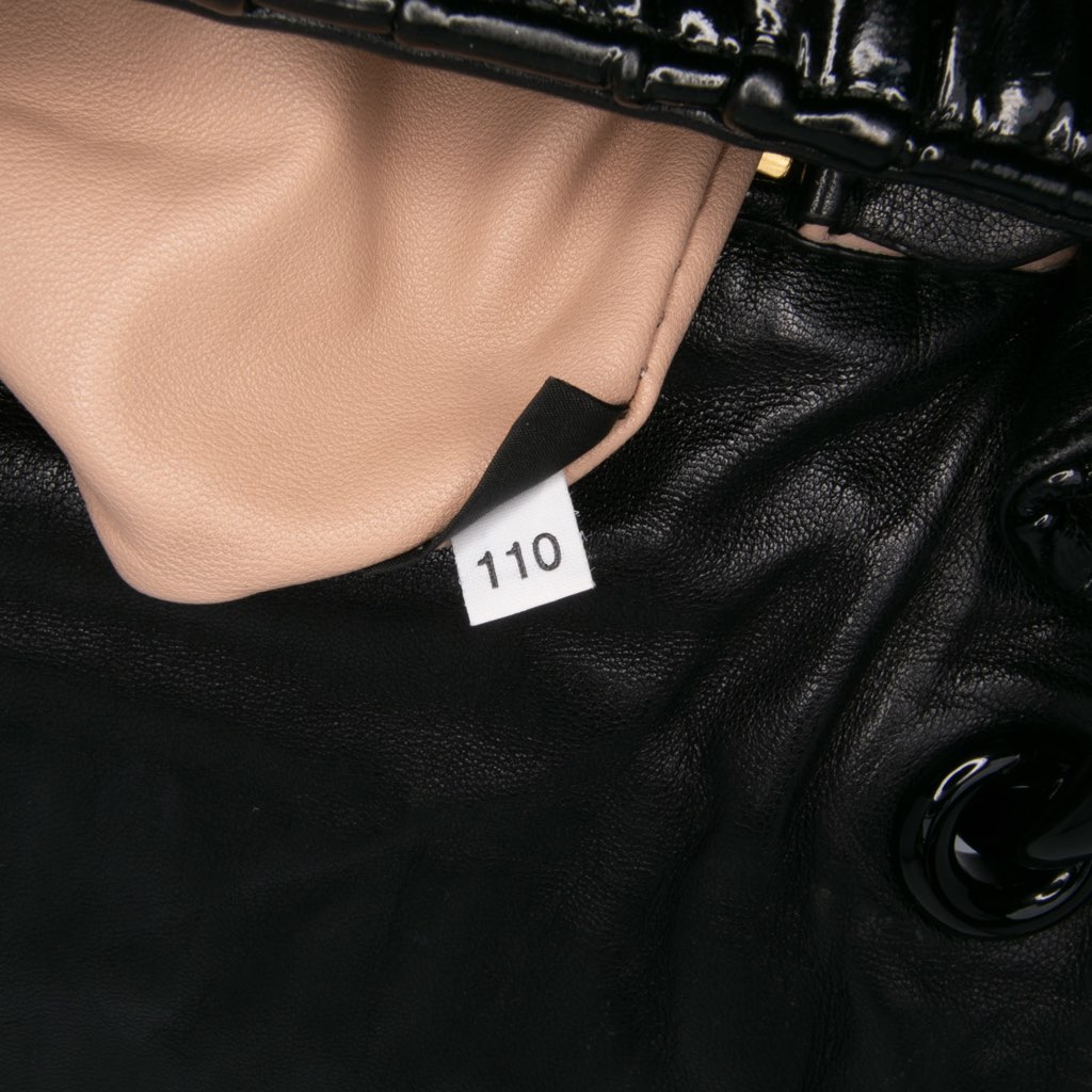 Prada Vernice Gaufre Resin Chain Shoulder Bag - Detail 1