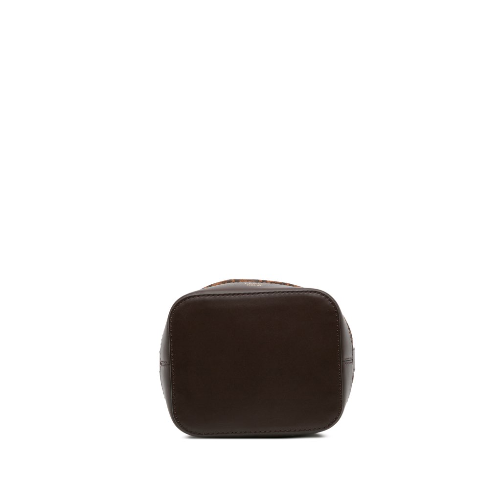 Fendi Mini Zucca Suede Mon Tresor Bucket Bag - Image 6