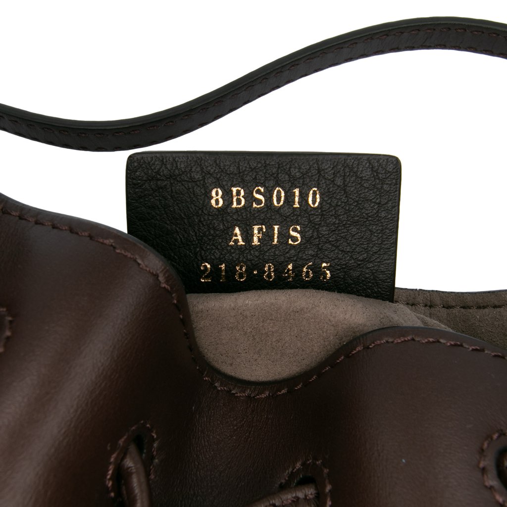 Fendi Mini Zucca Suede Mon Tresor Bucket Bag - Detail 1