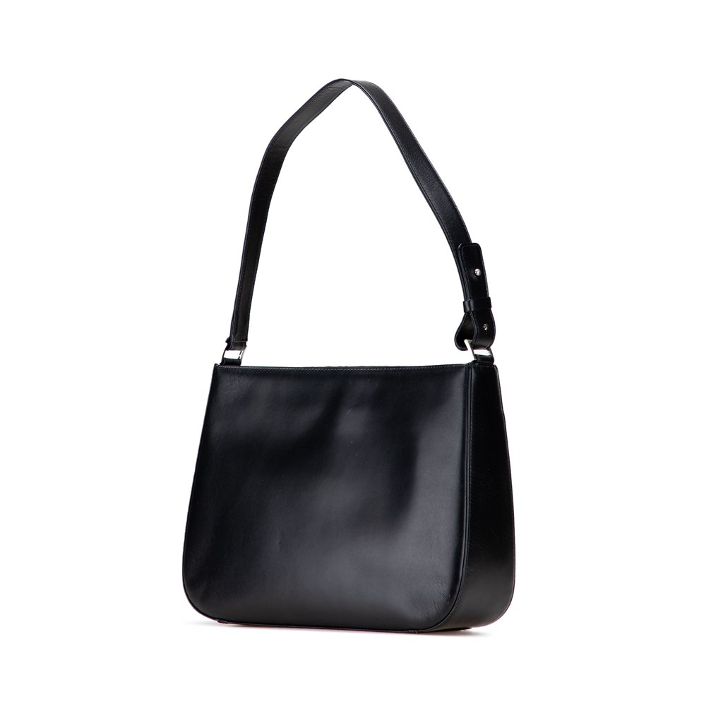 Burberry Nova Check Canvas Trimmed Leather Shoulder Bag - 2