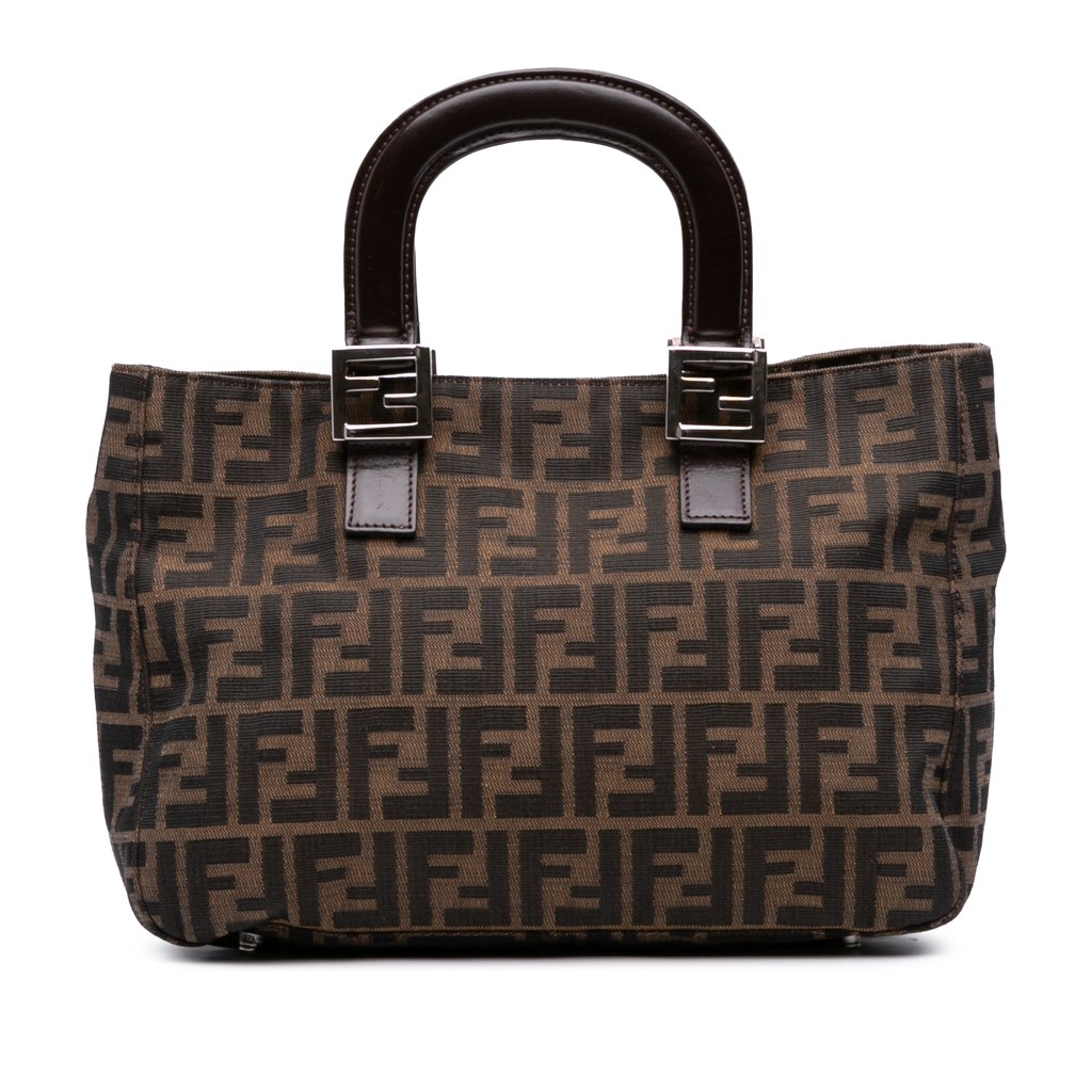 Fendi Small Zucca Canvas Twins Tote