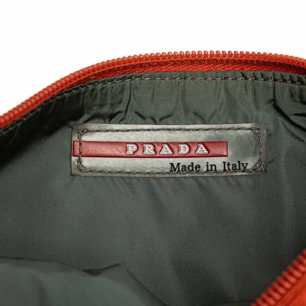 Prada Tessuto Sport Shoulder Bag Orange Polyamide Very good - Box View