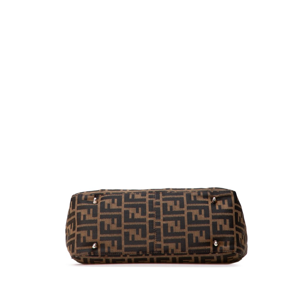 Fendi Small Zucca Canvas Twins Tote - Image 6
