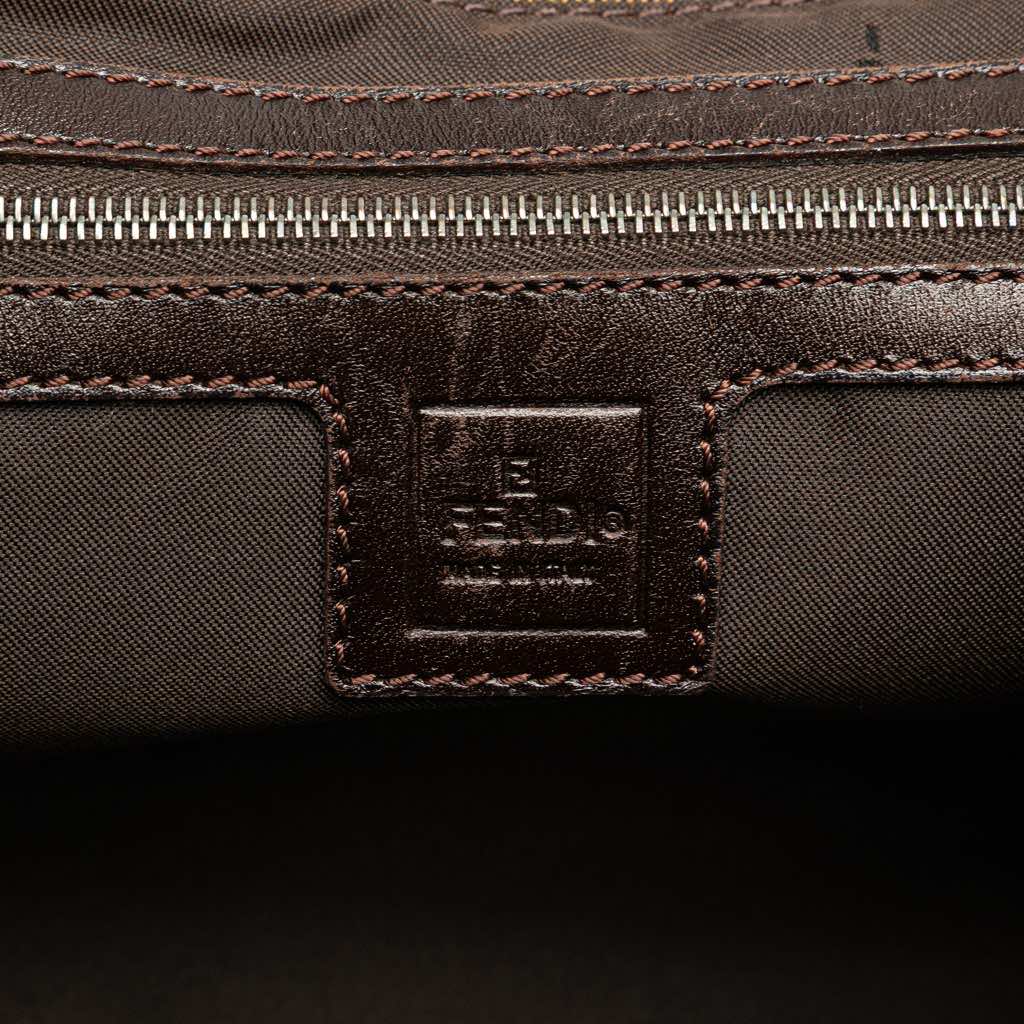 Fendi Small Zucca Canvas Twins Tote - Side view