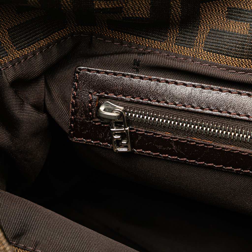 Fendi Small Zucca Canvas Twins Tote - Image 10