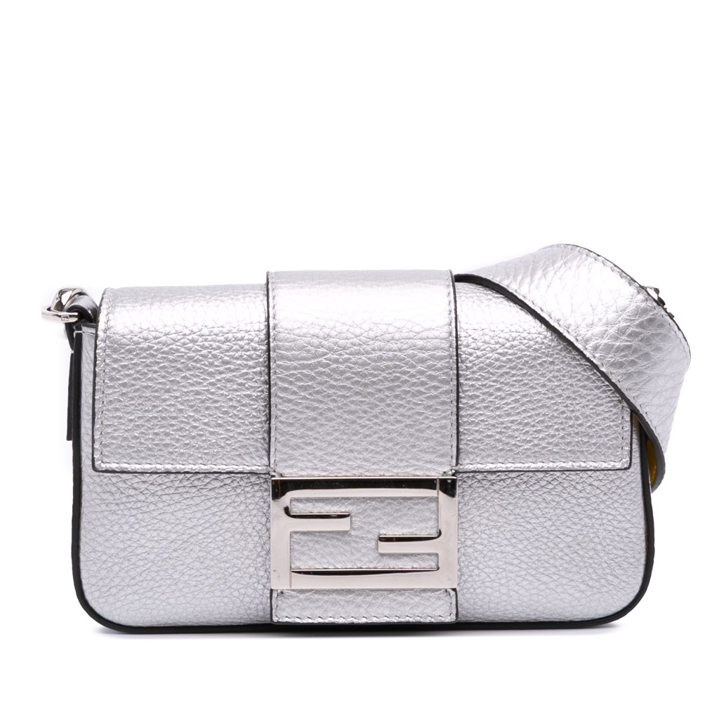 Fendi Leather Baguette Crossbody