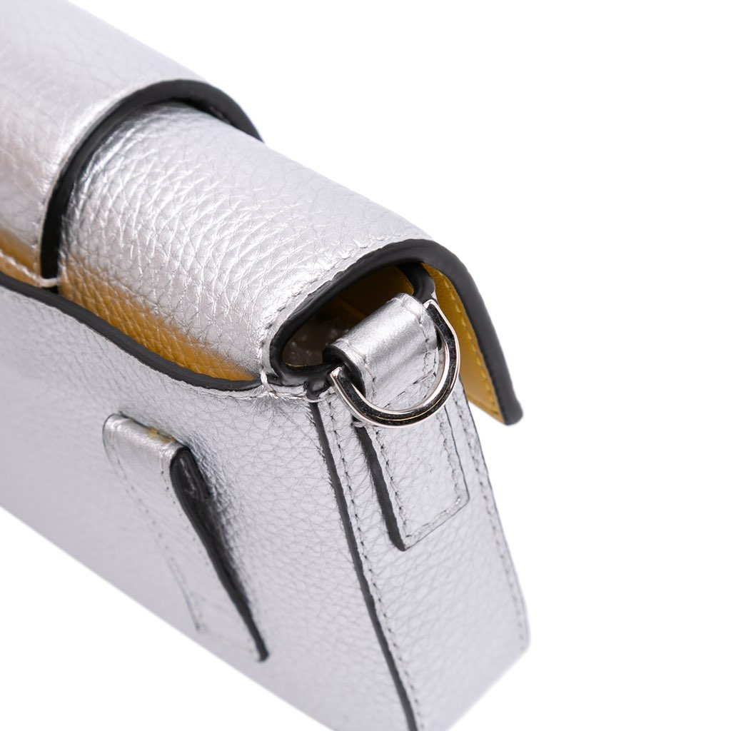 Fendi Leather Baguette Crossbody - Image 10