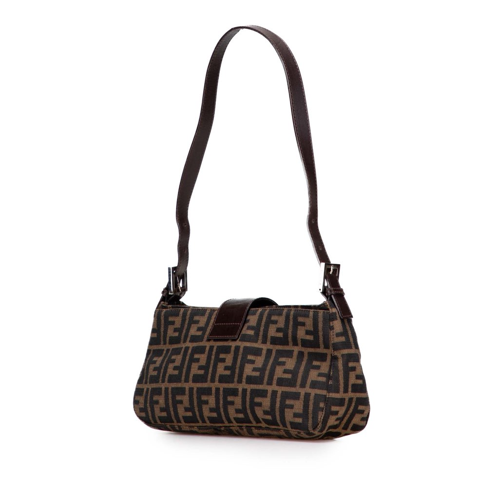 Fendi Zucca Canvas Shoulder Bag - 2