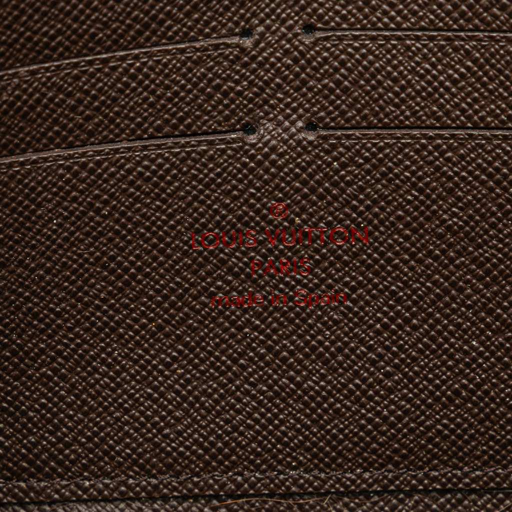 Louis Vuitton Damier Ebene Zippy Long Wallet - 5