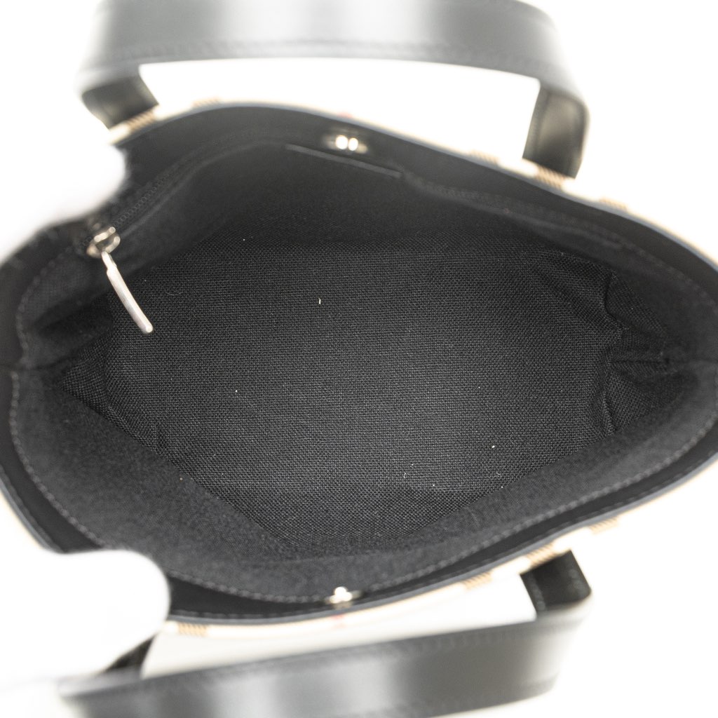 Burberry House Check Canvas Handbag - 4