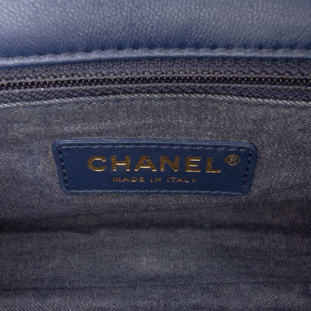 Chanel Small Lambskin Elegant Chain Single Flap - Side view