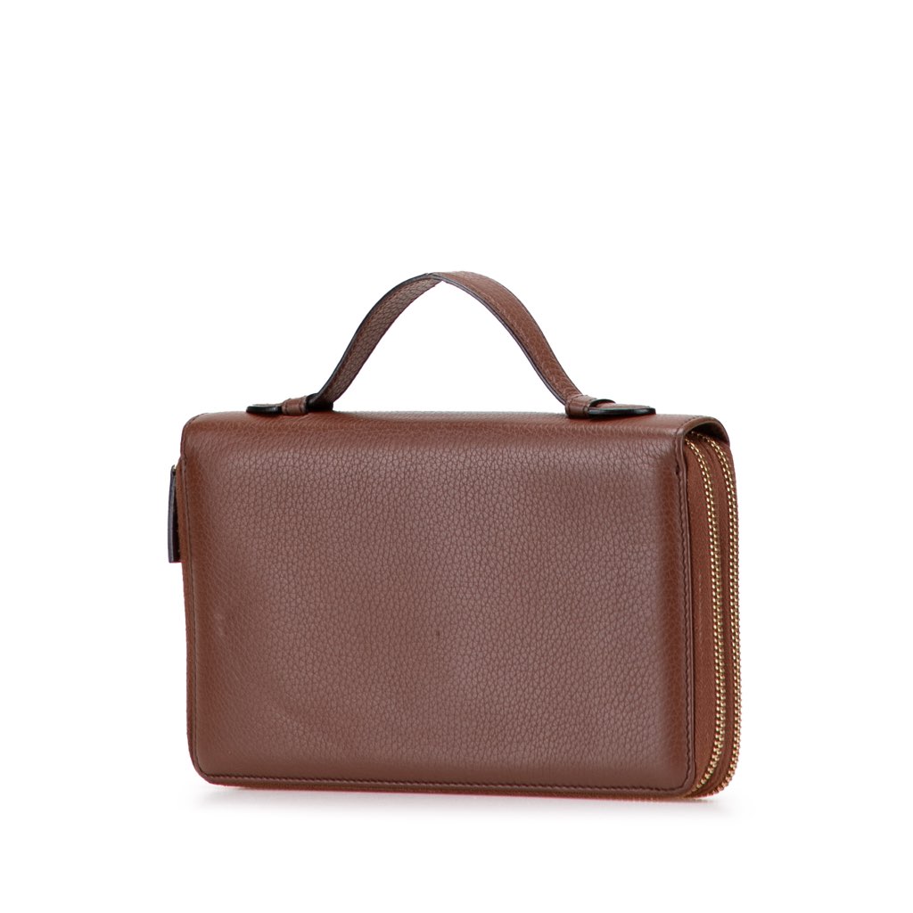 Gucci Pebbled Calfskin Soho Travel Document Case - 2