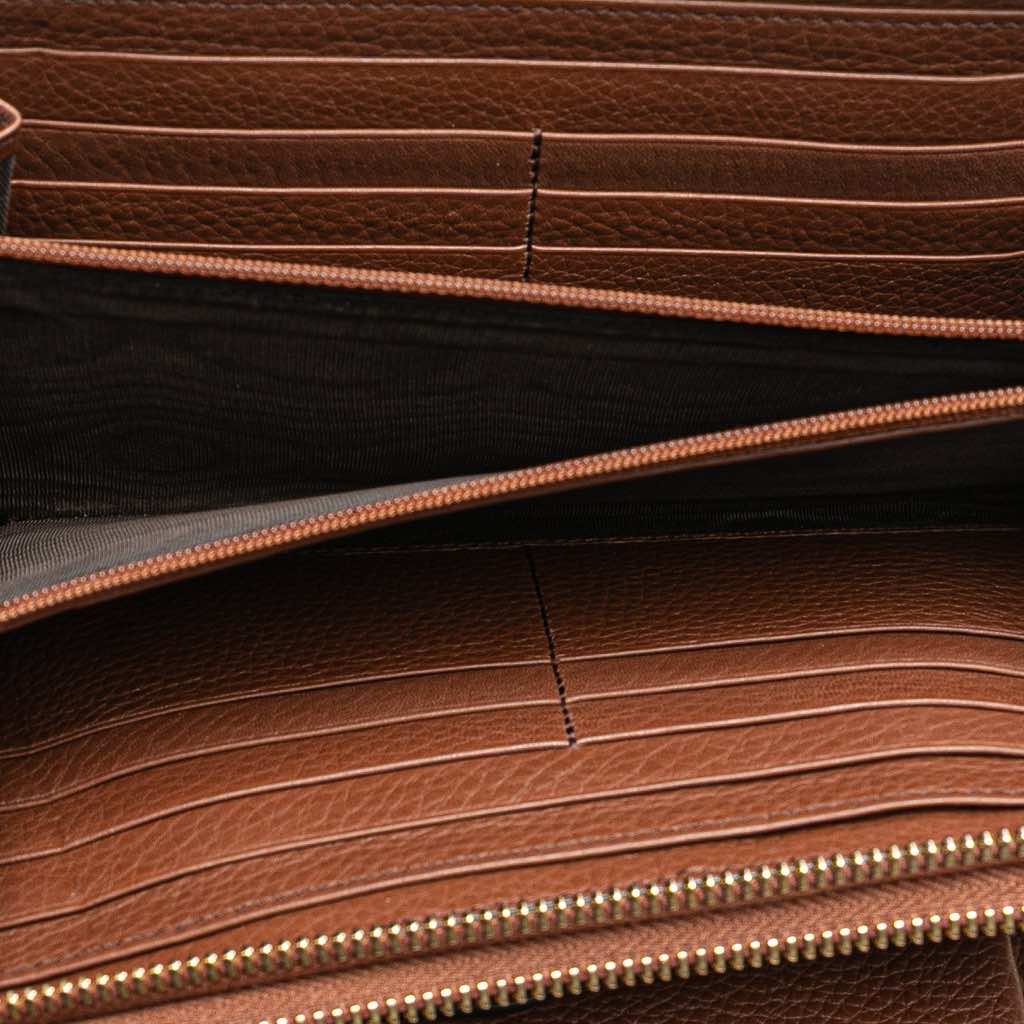 Gucci Pebbled Calfskin Soho Travel Document Case - 4