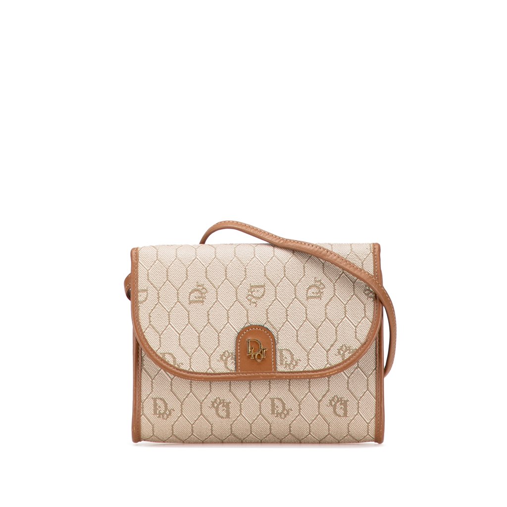 Dior Honeycomb Coated Canvas Crossbody