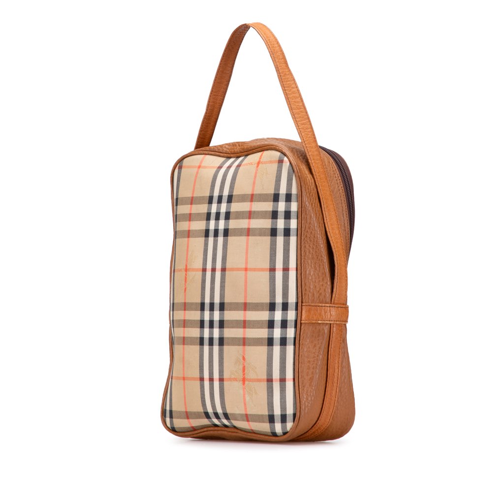 Burberry Haymarket Check Canvas Handbag - 2