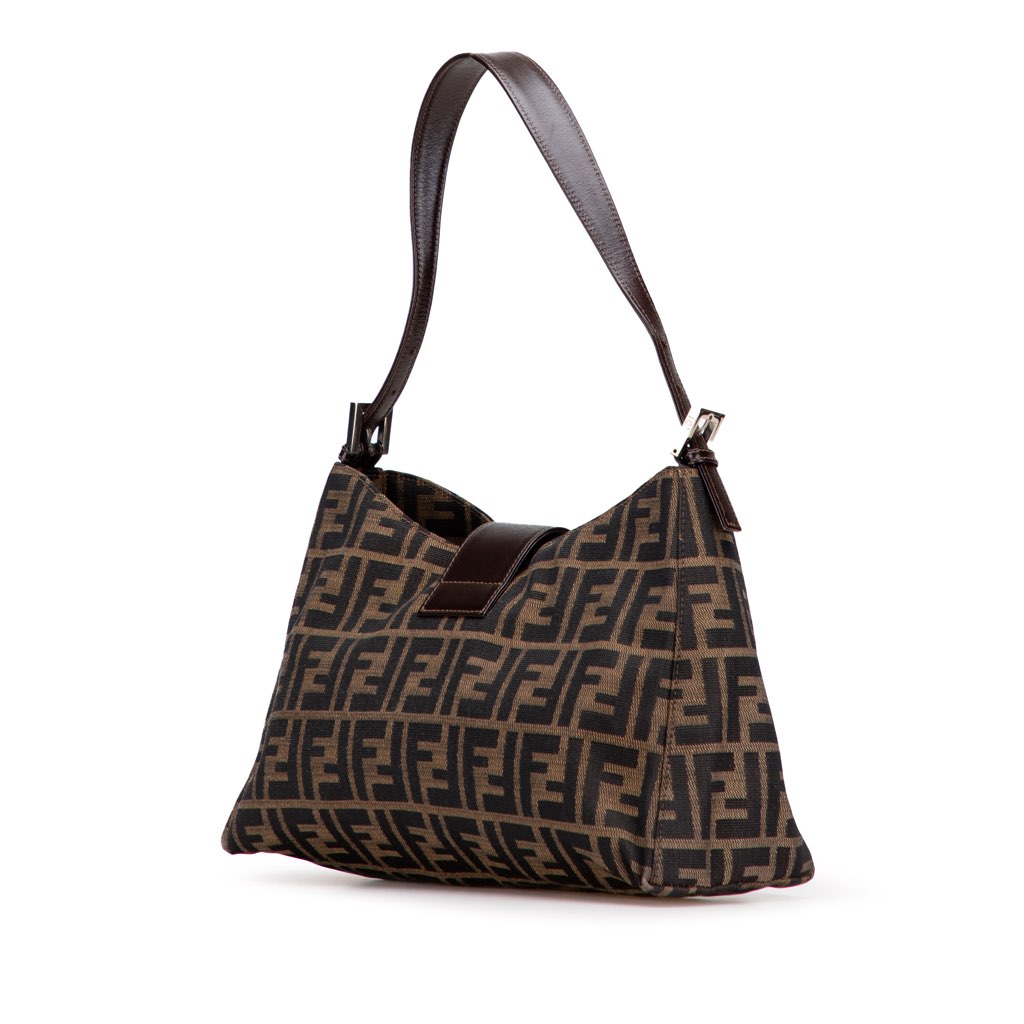 Fendi Zucca Canvas Shoulder Bag - 2
