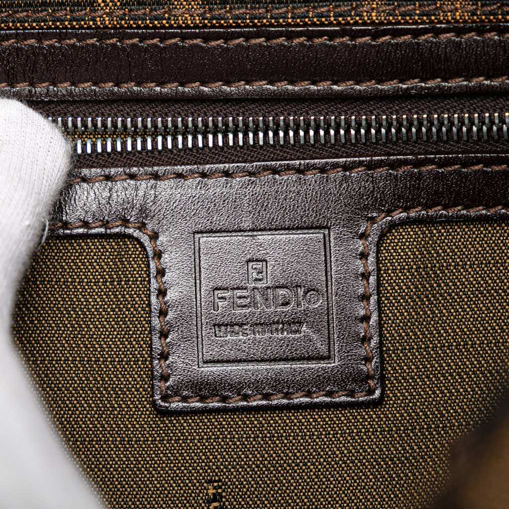 Fendi Zucca Canvas Shoulder Bag - 5