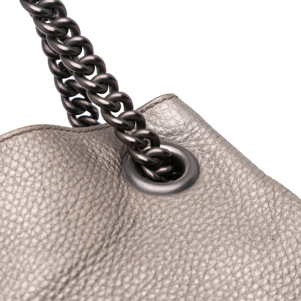 Gucci Medium Leather Soho Chain Tote - Image 12