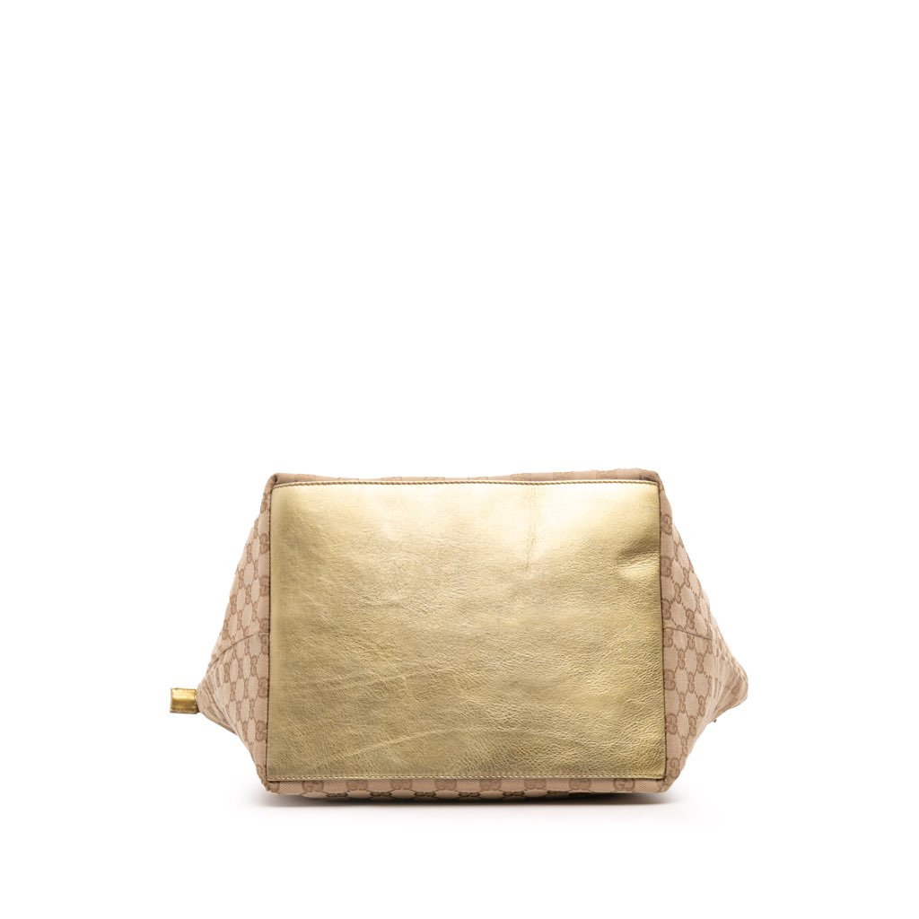 Gucci GG Canvas Web Tote - Image 6
